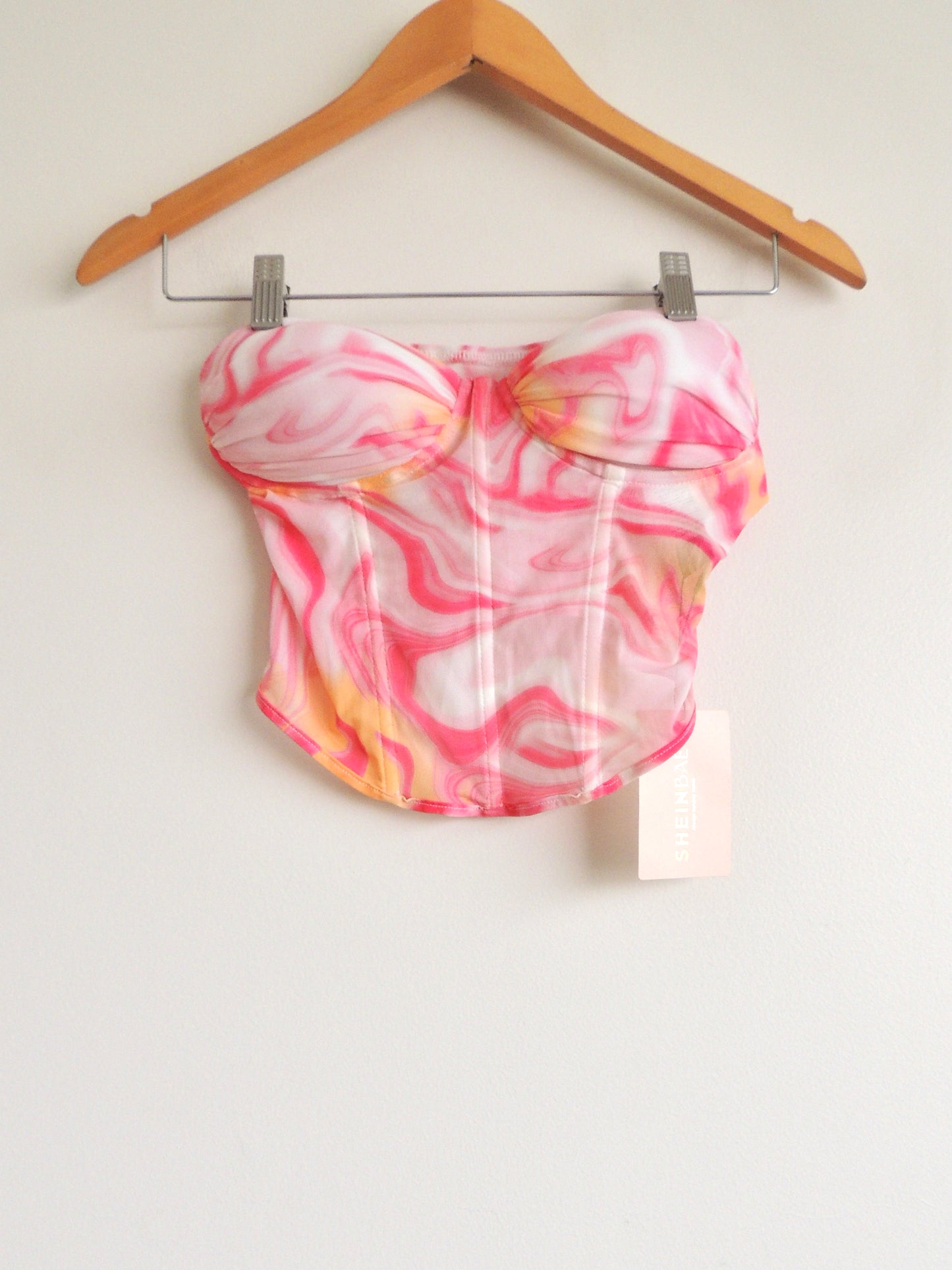 Top Shein (talla S, con etiqueta)