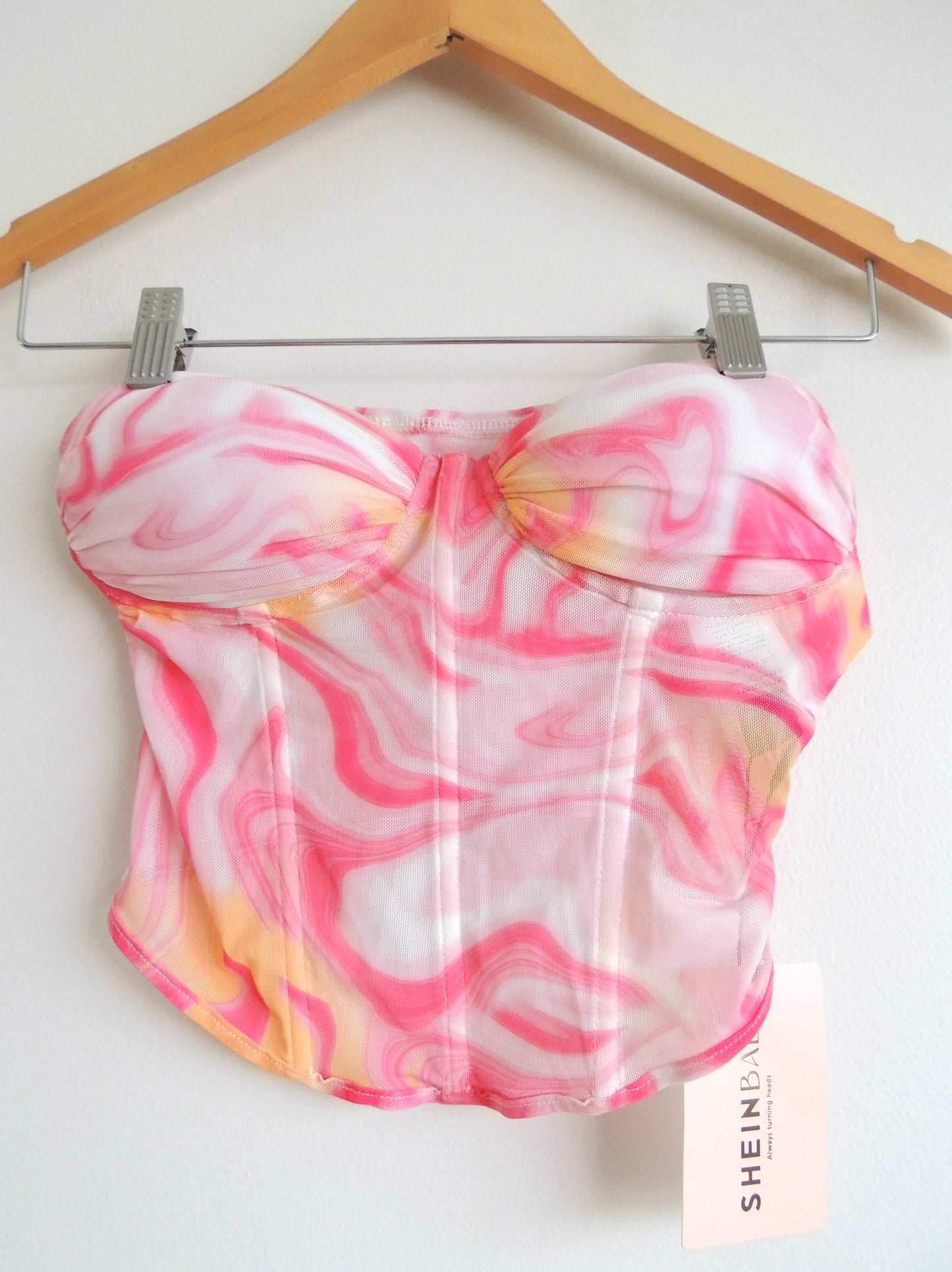 Top Shein (talla S, con etiqueta)