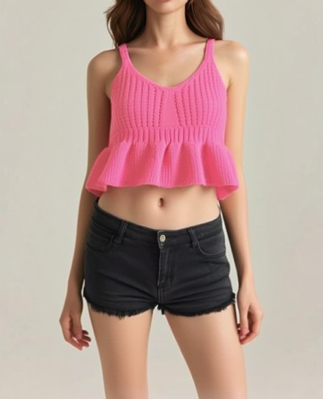 Top sin marca (sin talla, como un S, sin uso)