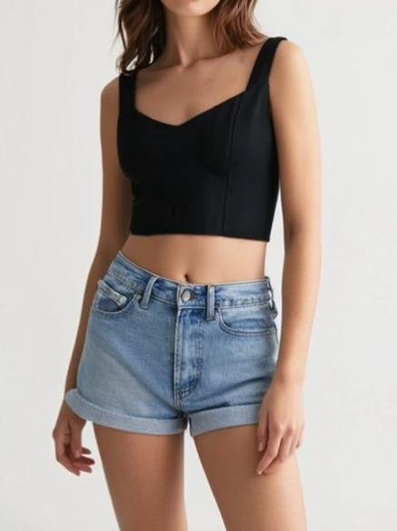 Top A New Day (talla S, con etiqueta)